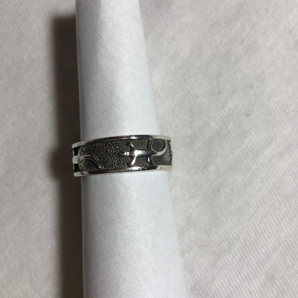 Silver 925 lizard ring - Picture 4 of 12